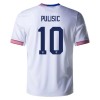 Fotbalové dres Spojené Státy Americké Pulisic 10 Domácí 2024 Krátký Rukáv